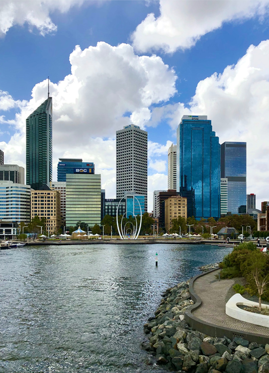 Refined Insurance Brokers team meeting with a client in Perth